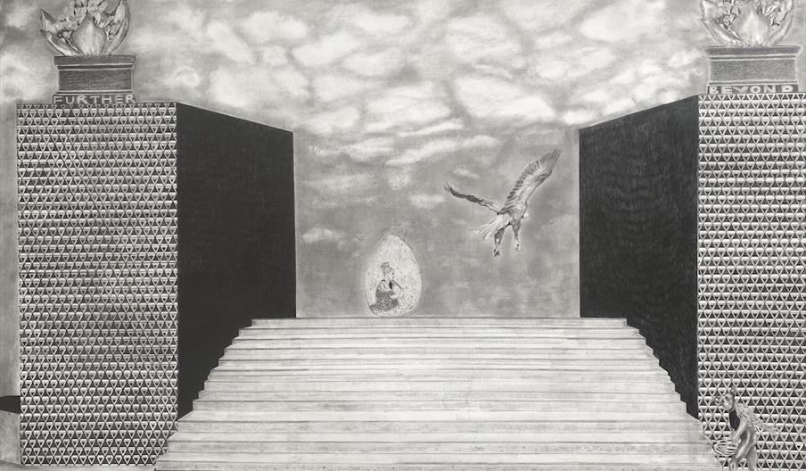 Ugonna Hosten (2021), Room to Unravel, Pencil on paper, 70 x 100cm