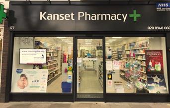 exterior shot of kanset pharmacy