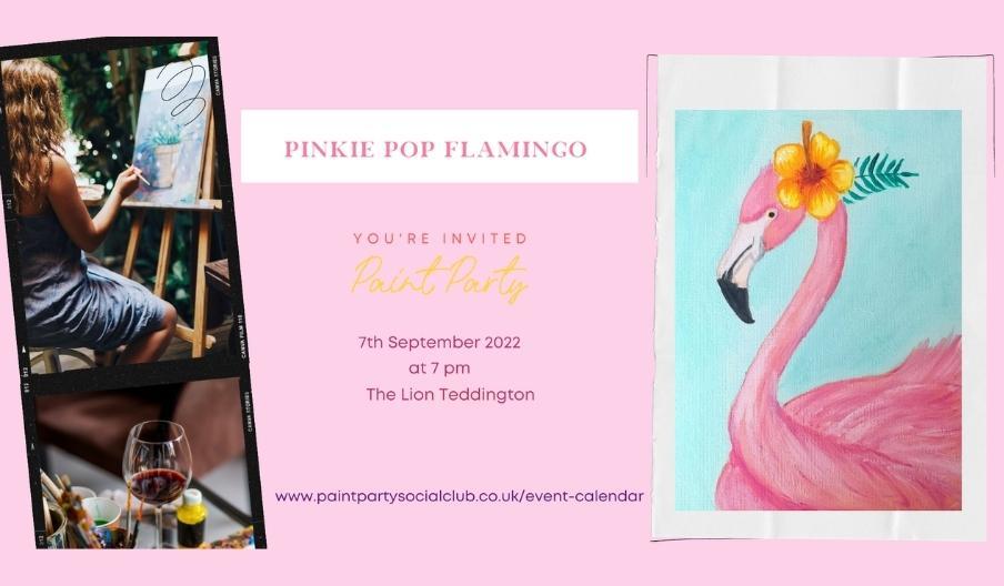 Paint Party Pinkie Pop Flamingo