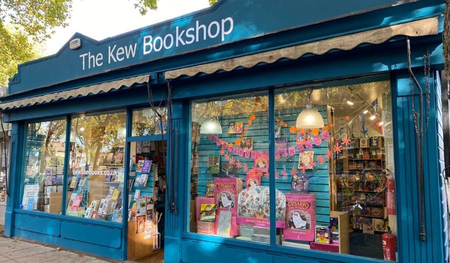 front shot of kew bookshop