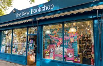 front shot of kew bookshop