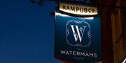 the watermans arms logo