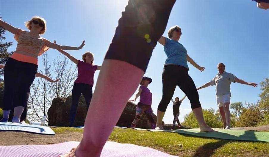 Ham House and Garden Yoga session