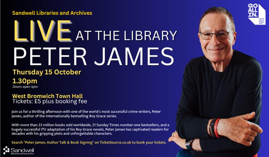 Peter James: Author Talk & Book Signing