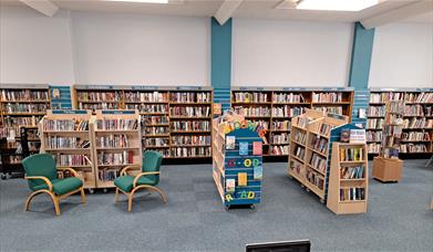 Rounds Green Library interior