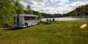 bobil på Morgedal Camping