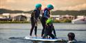 children at Norsjø Cable Park at Norsjø holiday land in Akkerhaugen