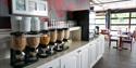 Frokostbuffeten ved Notodden Hotel midt i Notodden sentrum. Foto
