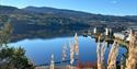 View of Notodden and Heddalsvannet
