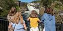 Children in Front of Tinfos Waterfall