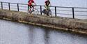 2 syklister sykler sukkelruten "Landskapern"
