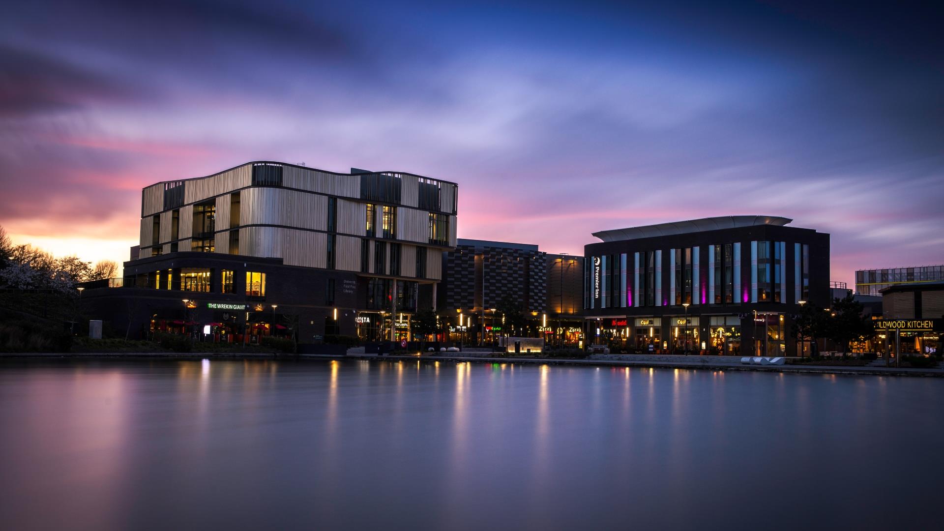 View of Southwater and lake