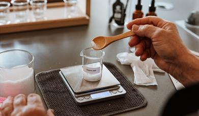 Measuring ingredients
