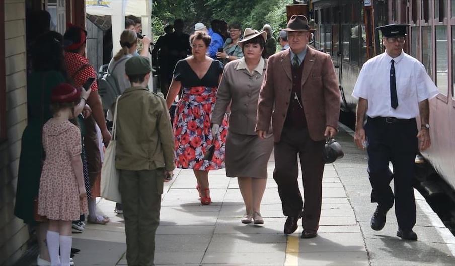 Telford Steam Railway 1940s event