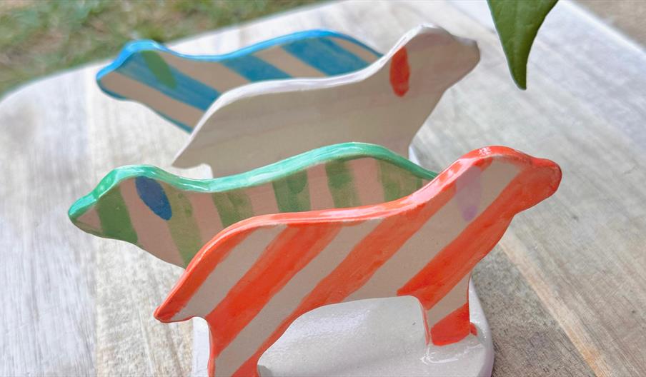 Hand-buillt and decorate an Animal Themed Toast Rack