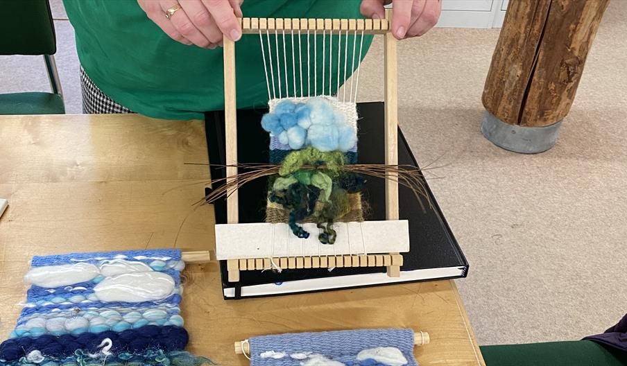 Landscape weaving process