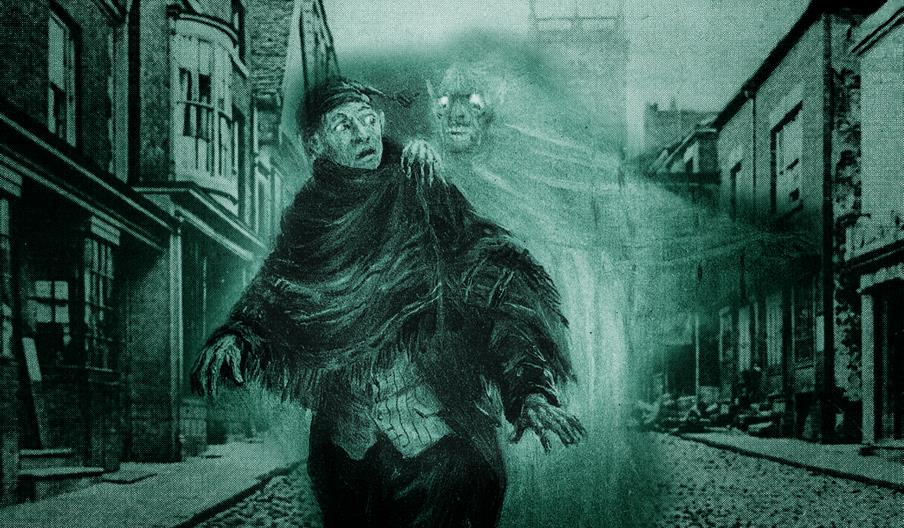 Ghost in a street.