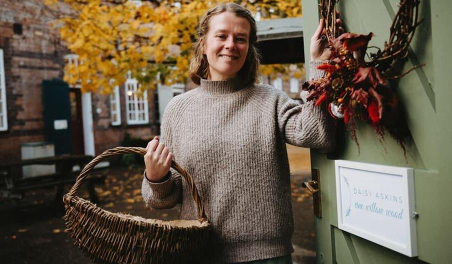 Founder Daisy Askins outside her Studio