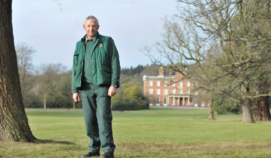 The head gardener at Weston Park