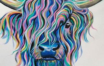 Paint and Sip with Paint Republic - Rainbow Cow