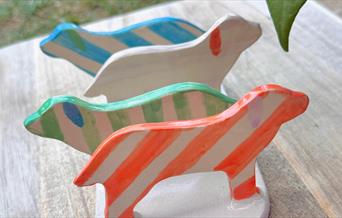 Hand-buillt and decorate an Animal Themed Toast Rack