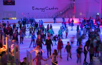 Telford Ice Rink - skaters on the ice