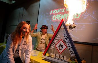 A Volatile History of Chemistry Science Show at RAF Midlands