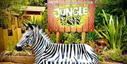 Selfie Station outside at the Jungle Cafe
