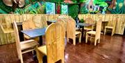 Inside seating area