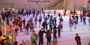 Ice skaters at Telford Ice Rink