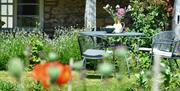 The walled garden at Priory Cottage