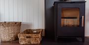 Log Burner in Lodge