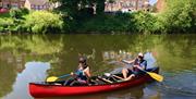 Hire a canoe on the River Severn