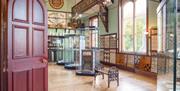 An interior view of the show room at Jackfield Tile Museum.