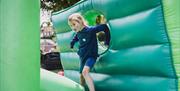 A little girl enjoying herself at Oakengates Carnival