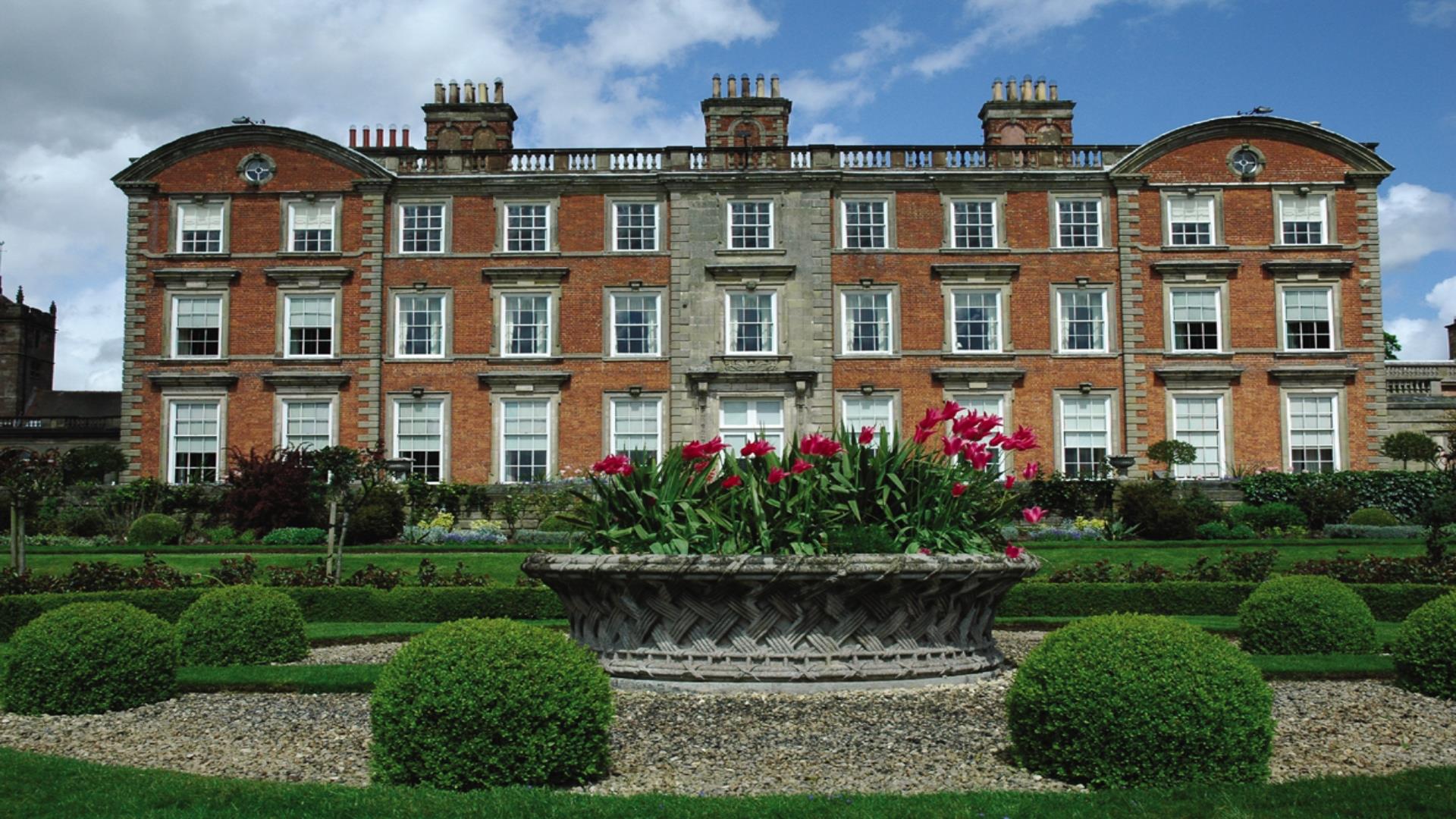 Exterior of Weston Park Stately Home in Telford