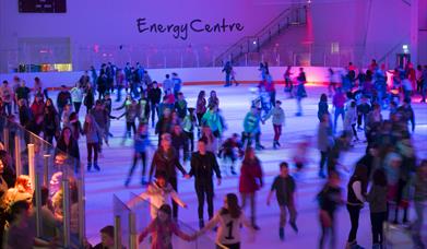 Telford Ice Rink - skaters on the ice