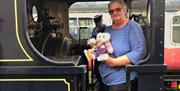 Visitors to Telford Steam Railway