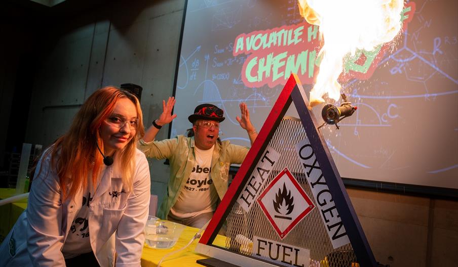A Volatile History of Chemistry Science Show at RAF Midlands