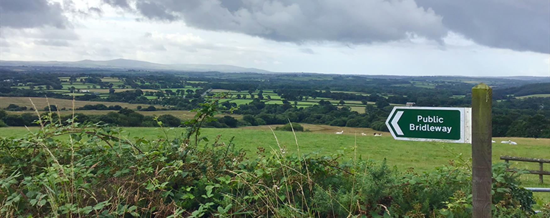 View across Ruby Country from bridle path