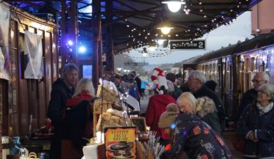 Minehead Station Christmas Market
