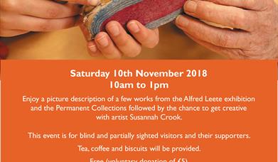 Poster for Museum Sensations event