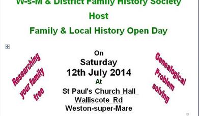 Weston-super-Mare District Family History Society Open Day