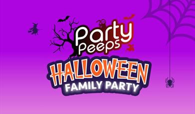 Party Peeps Family Halloween Party Poster