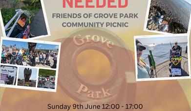 Litter Picking at Grove Park Community Picnic