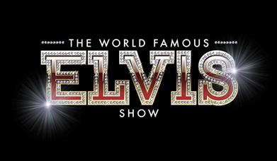 Background is black with the title in gold, white and red with the word Elvis surrounded with diamonds.
