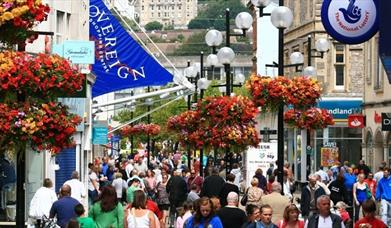 High Street shopping Weston-super-Mare retail shops