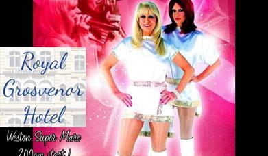 Three female Abba performers