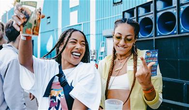 Women dancing at St Pauls Carnival