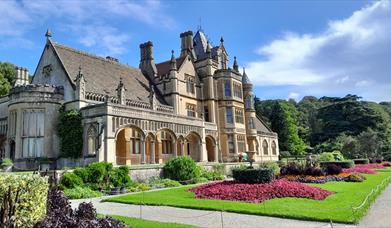 Exterior view of large stately home